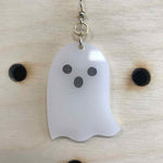 Brigh the Witch "Ghosts" White Acrylic Earrings