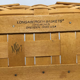 1997 Longaberger Woven Solid Maple Basket
