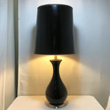 Modern Glossy Black Table Lamp