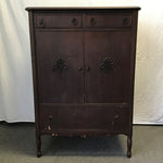 Vintage Mahogany Veneer 6-Drawer Chest of Drawers