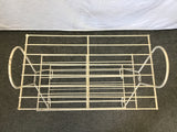 Vintage MC White Metal Wire 3-Tier Plant Stand