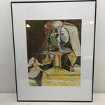 Framed "Infanta Margarita Teresa in a Blue Dress" Picasso Print