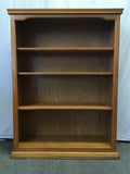 Vintage Craftsman Oak Veneer 5-Tier Shelf