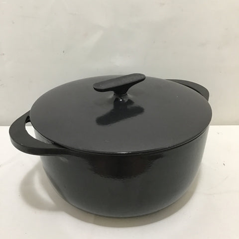 Caraway Charcoal Grey Enameled Cast Iron 6.5QT Dutch Oven