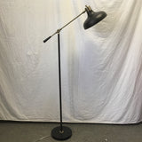 Modern MCM Threshold Black Metal Floor Lamp