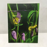 Posa Journals Set of 4 "Monarch Butterfly" Illustrated Note Cards