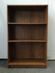 Modern Faux-Oak Laminate 4-Tier Shelf
