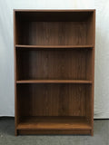 Modern Faux-Oak Laminate 4-Tier Shelf