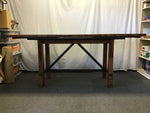 7pc Modern Craftsman Solid Tropical Wood Counter-Height Dining Set