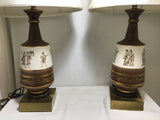 Pair of Vintage MC Grecian Table Lamps