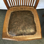 Pair of Vintage Mission Solid Oak Spindleback Dining Chairs