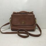 Vintage Coach Brown Leather "Court" Crossbody Bag