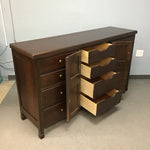 Large Contemporary Lexington Dark Oak 12-Drawer Dresser