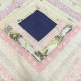 Off-White & Pink Multicolour Full Quilt