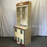 Vintage MC Singer Co. Dollhouse Chest of Drawers & Hutch