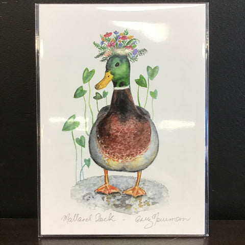 Cruz Illustrations "Mallard Duck" 5x7 Signed Art Print