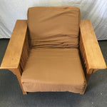 Modern Mission Solid Maple Futon Chair