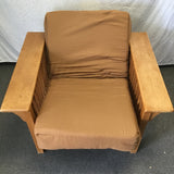 Modern Mission Solid Maple Futon Chair