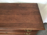 Vintage Federal Statton Solid Cherry 4-Drawer Dresser