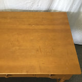 Vintage Solid Cherry 3-Drawer Library Table