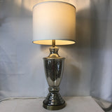 Modern Mid-Century Modern Faux-Mercury-Glass Table Lamp