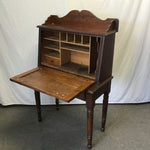 Vintage Solid Oak 1-Drawer Secretary Desk