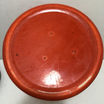 Vintage Metlox Rooster Red Ceramic Canister