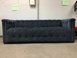 Modern Aria Blue Tufted Chesterfield Sofa
