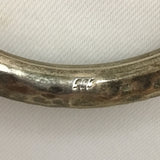 Vintage Silpada Hammered Sterling Silver Bangle Bracelet