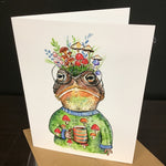 Cruz Illustrations "Otto Loves Mushrooms" Greeting Card