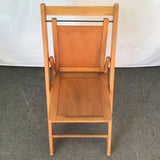 Vintage Craftsman Solid Maple Folding Chair