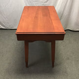 Vintage Reishmann Solid Cherry Draw-Leaf Dining Table