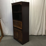 Vintage Kenlea Crafts Cherry Veneer Secretary Shelf