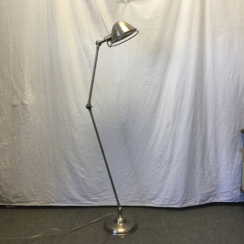 Modern Silver Metal Floor Lamp