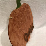 Eltimar Design "Grateful" Thanksgiving Pumpkin Fall Mixed Media 3D-Artwork