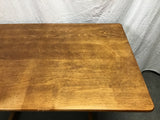 Vintage Farmhouse Cherry Veneer Dining Table