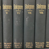 12pc Antique "The Pocket Shakespeare" in 13 Volumes