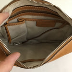 Michael Kors "Astor" Brown Leather Shoulder/Hand Bag