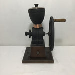 Modern Black Cast Iron Coffee Grinder