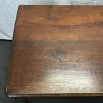 Vintage Solid Black Walnut 3-Drawer Writing Desk