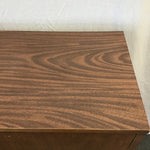 Vintage MCM Walnut Veneer 4-Drawer Chest of Drawers