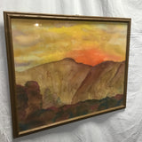 Framed Original Watercolour Landscape