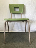 Vintage MCM Alert American Seating Green Resin Accent Chair