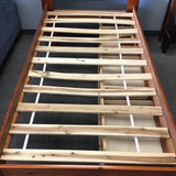 Solid Pine Twin Platform Bed w/ Built In Storage