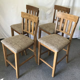6pc Contemporary Craftsman Ashley Furn. "Ralene" Counter-Height Dining Set