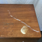 Vintage Art Deco Cherry Veneer 5-Drawer Chest of Drawers