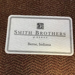 Modern Smith Bros. Burnt Umber 3-Cushion Sofa