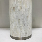 Modern Off-White Shell Table Lamp