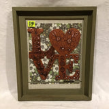 Eltimar Design Framed "Philly Love" Mixed Media 3D-Artwork