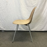 Vintage MCM Herman Miller Tan Fiberglass Bucket Accent Chair